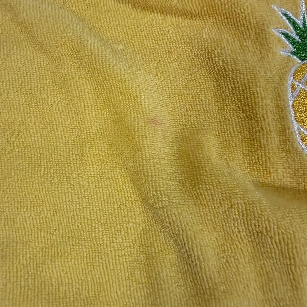 Bearpaw Toddler Girls Yellow Pineapple Terry Cloth Short Set 4T Cute Summer Set